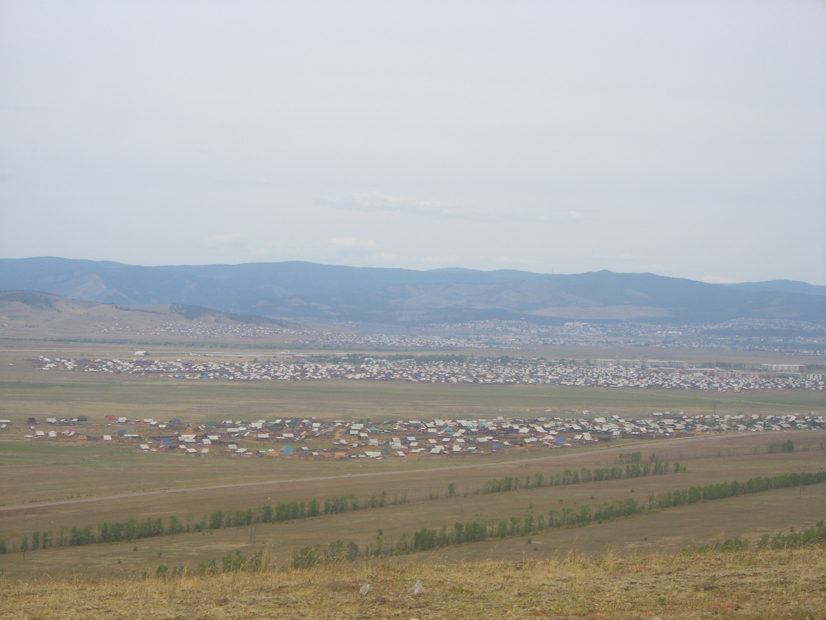 вид на село Нижняя Иволга.